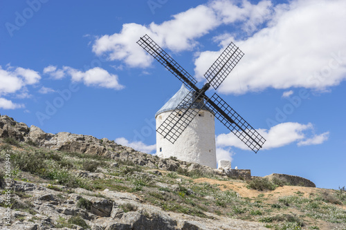 Tourism, Ancient and majestic medieval castle. Town of Consuegra