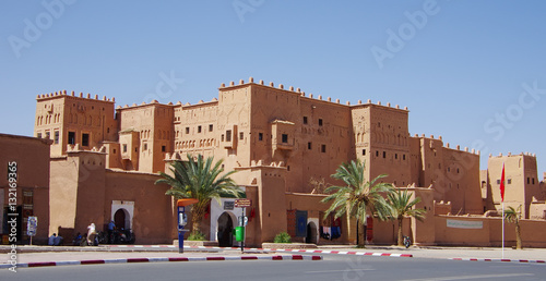 The antique Casbah in the center of Ouarzazate photo