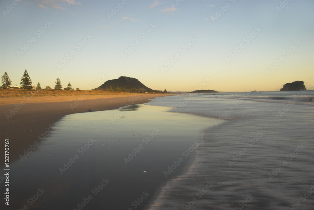 Obraz premium Bay of Plenty sunrise New Zealand