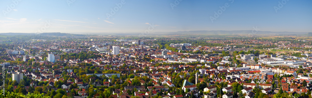 Panoramablick auf Heilbronn