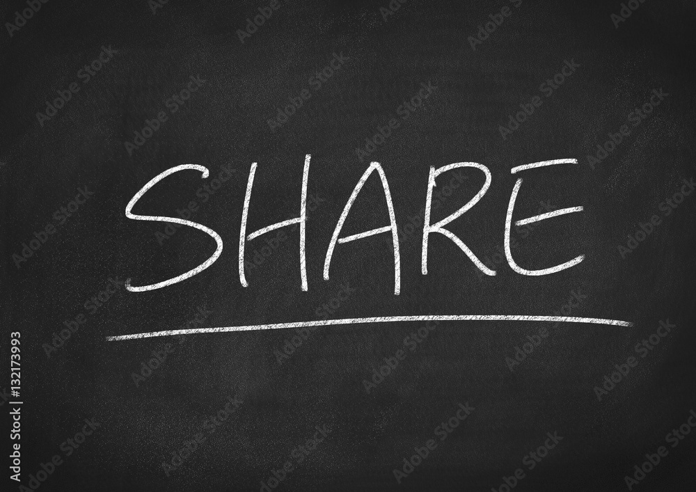Obraz premium share