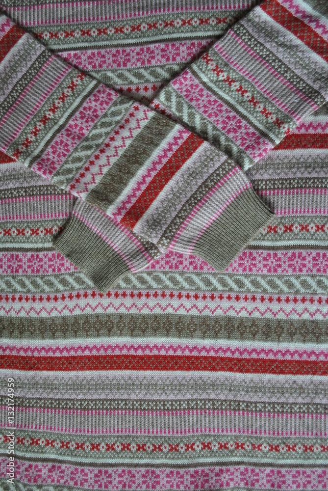 Sweter z norweskim wzorem Sweter z norweskim wzorem