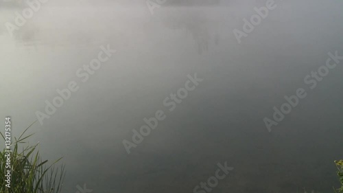 Brumes matinale sur un lac