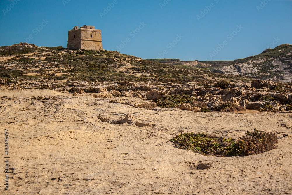 Dwejra Tower, Gozo Island, Malta