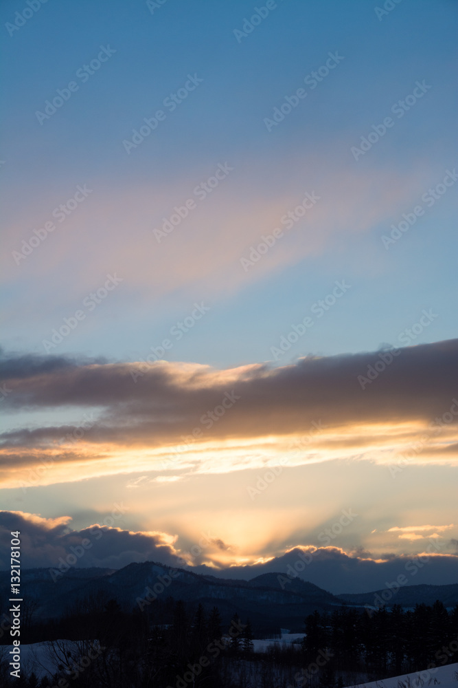 Fototapeta premium 夕焼け空