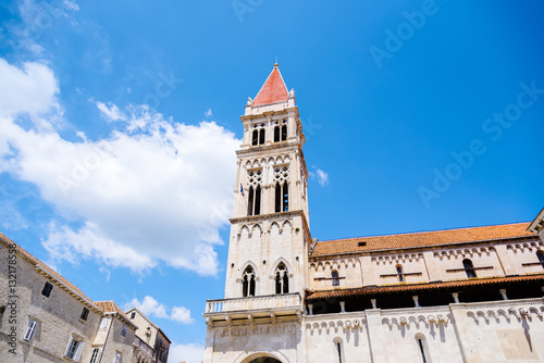 Bell Tower Of Cathedral of St. Lawrence in Trogir, Croatia photo