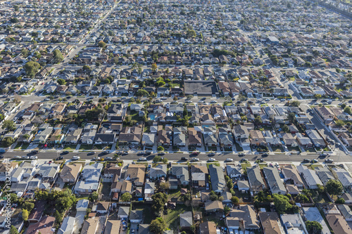 Aerial of Southern California Neighborhoods