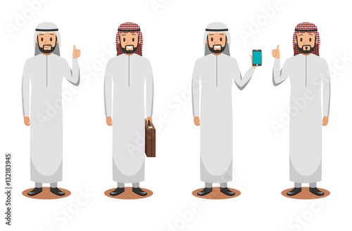 arab business character design 3