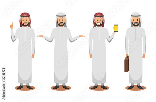 arab business character design 5