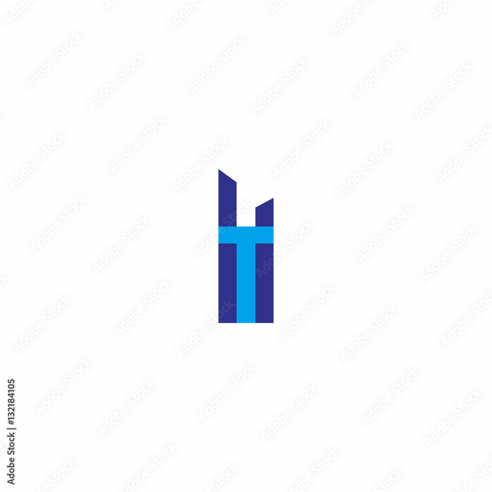 Letter T Build Logo Letter T Build Logo