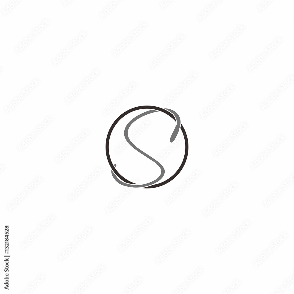 Letter S Circle logo Letter S Circle logo