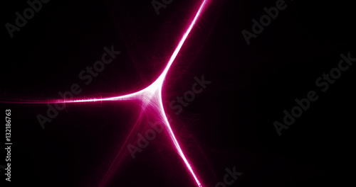 Purple And White Abstract Lines Curves Particles Background