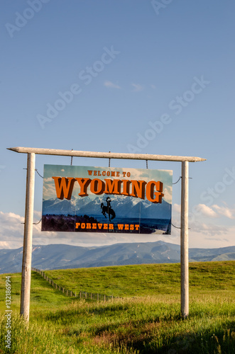 Welcome to Wyoming Sign