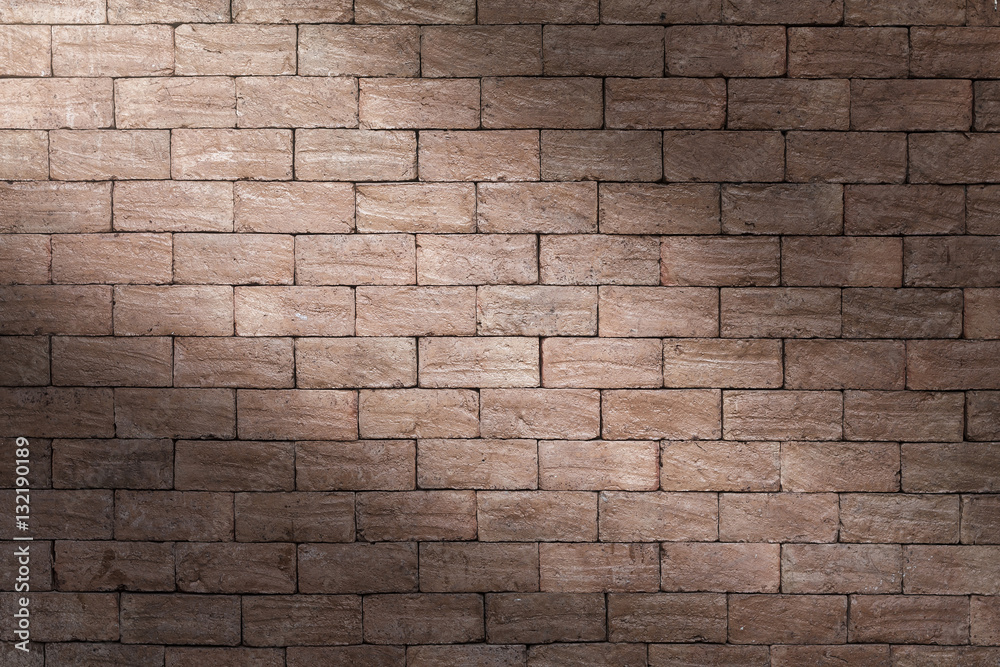 Fototapeta premium Brick wall texture, brick wall background for interior or exterior design with copy space for text or image.