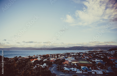 Landscape of Wellington, New Zealand