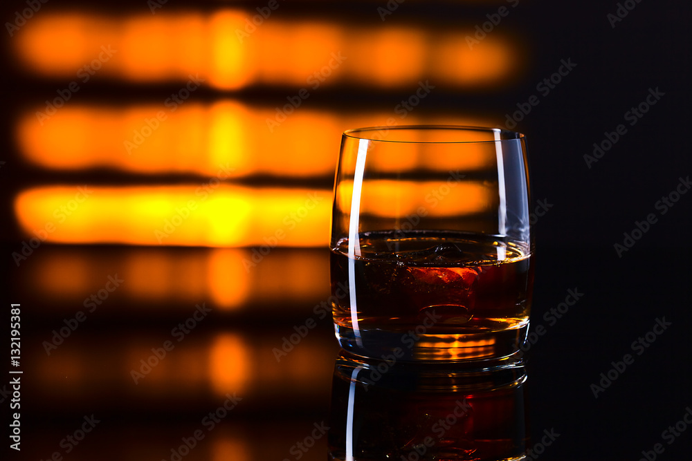 whiskey and ice