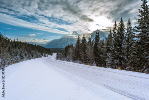 Icefield Parkway, Canadian Rocky in winter