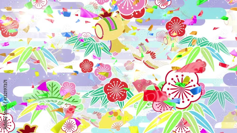 Colorful confetti particles Colorful confetti particles