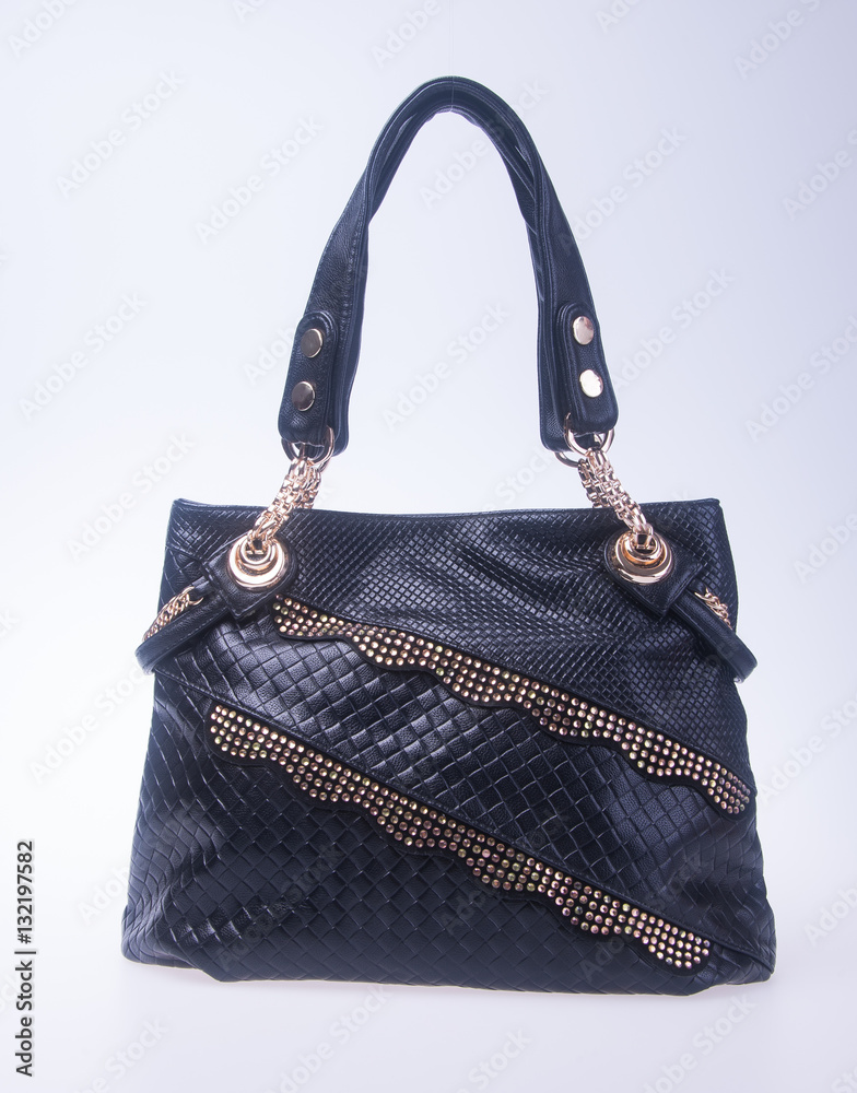 bag. black colour fashion woman bag on a background. bag. black colour fashion woman bag on a background.
