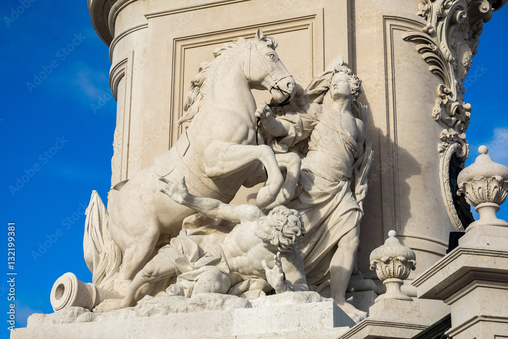 Obraz premium Lissabon - Praca do Comercio