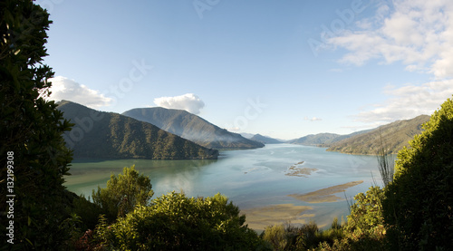 Queen Charlotte Sound. South Island of New Zealand