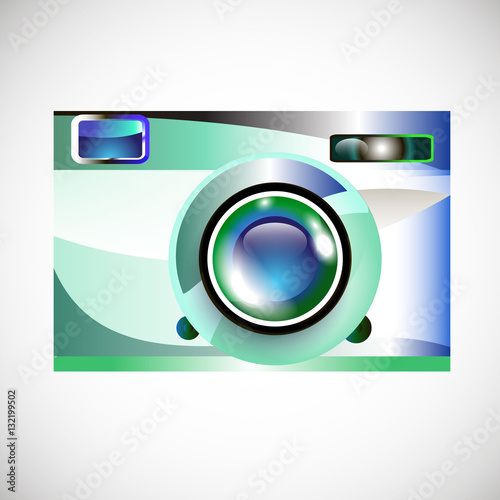 camera vector digital black lens focus photographer