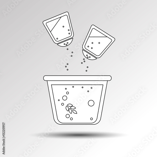 cooking saucepan kitchen food illustration object vector