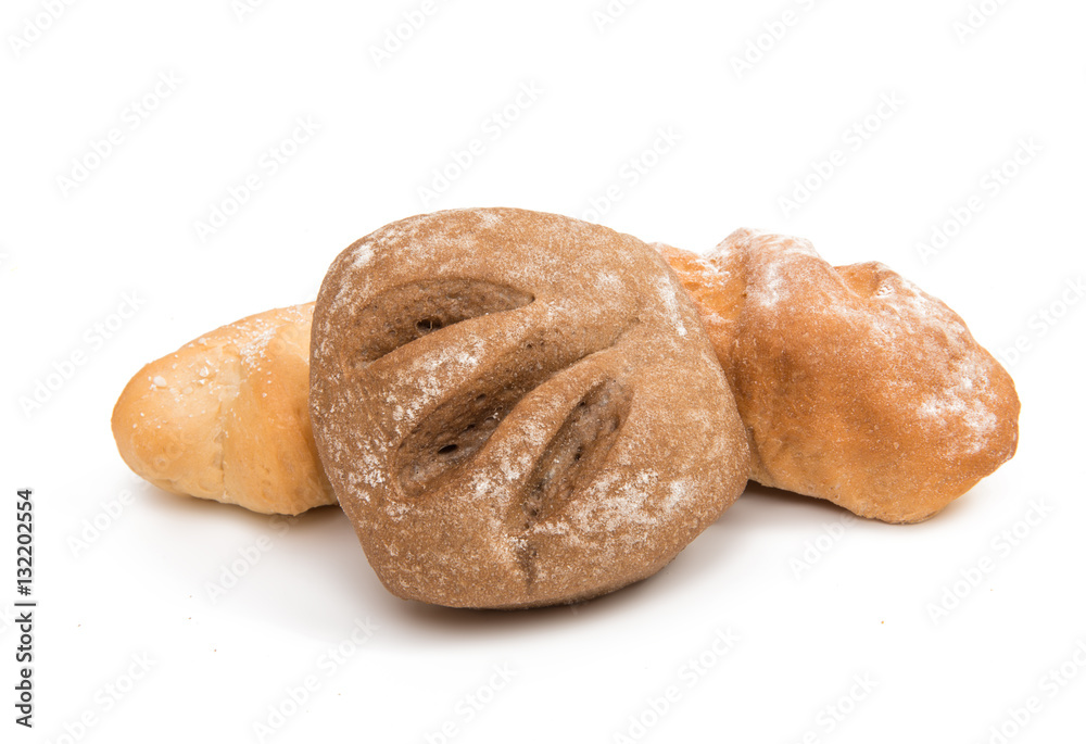 Italian pastries isolated Italian pastries isolated