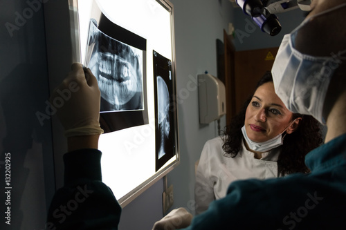 La radiografia del dentista