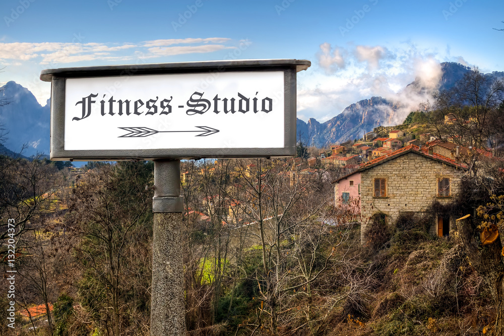 Schild 184 - Fitness-Studio