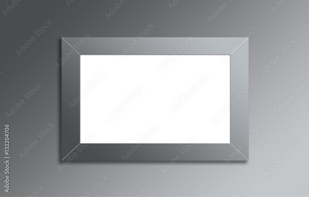 Blank light box, photo frame mock up Blank light box, photo frame mock up