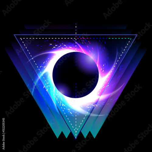 Black hole with starry vortex