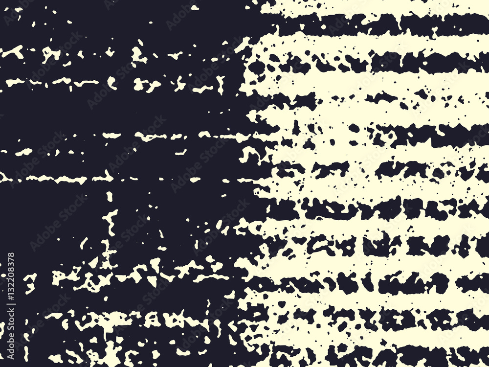 Obraz premium Abstract grunge vector background. Monochrome composition of irregular overlapping graphic elements.
