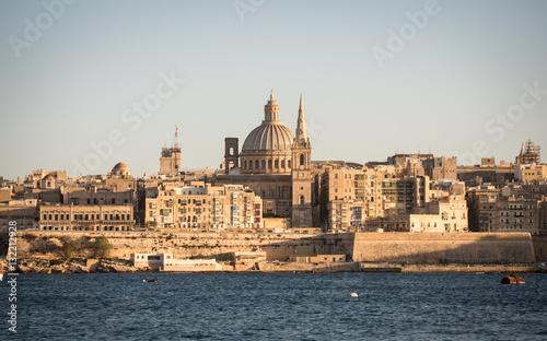 Valletta, Malta. A view of the city skyline of the Maltese capital city, Valletta. © pxl.store