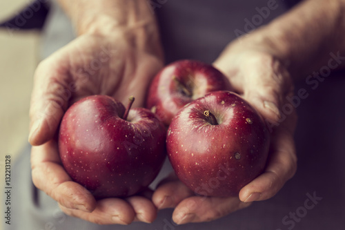 Billede på lærred Organic Red Delicious