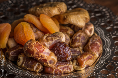 Ramadan Dates and Dried Fruits Iftar Plate