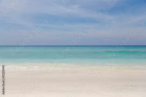 beautiful beach and tropical sea © ffongbeer69