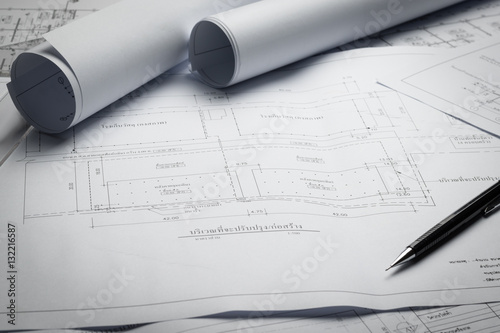 engineering diagram blueprint paper drafting project sketch