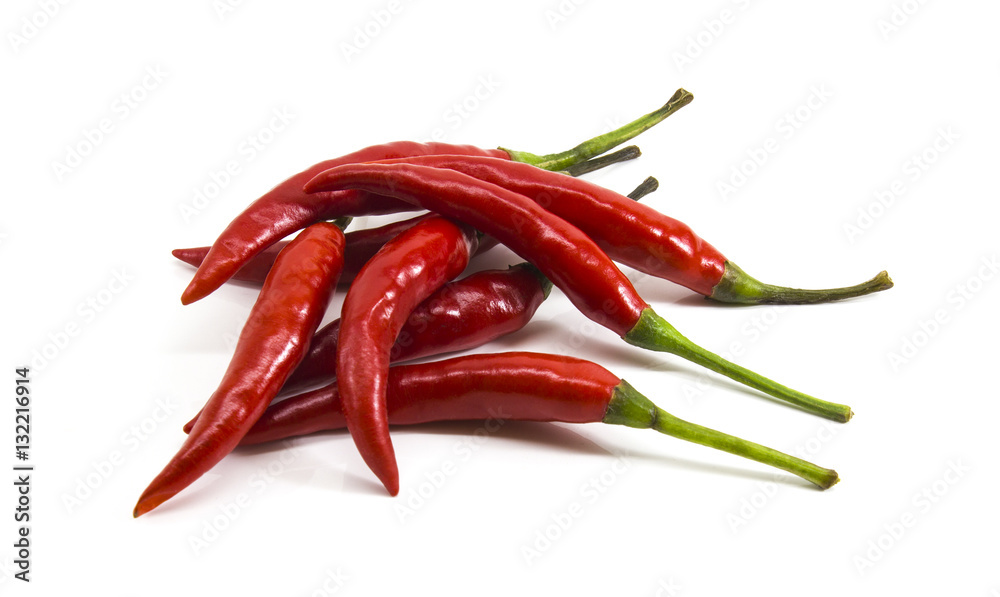 Chili pepper isolated on white background Chili pepper isolated on white background