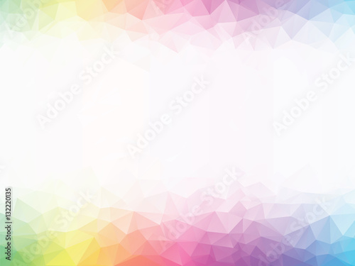 rainbow colored geometric background