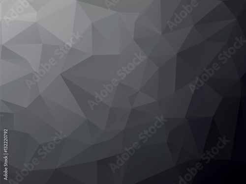 Deep black geometric background