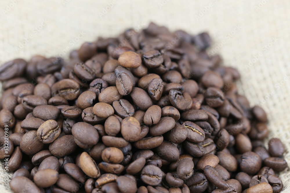 コーヒー豆の山