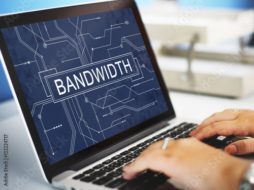 Bandwidth Internet Online Connection Technology Concept photo