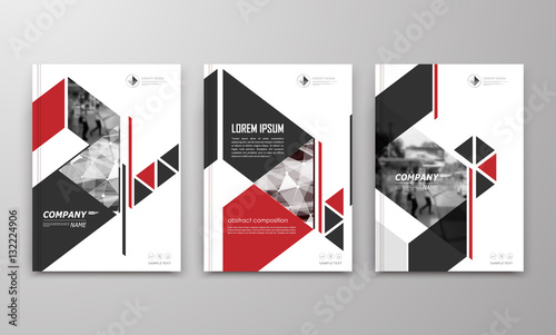 Fotografia Abstract a4 brochure cover design