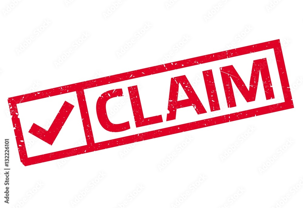Claim rubber stamp. Grunge design with dust scratches. Effects can be easily removed for a clean, crisp look. Color is easily changed. Claim rubber stamp. Grunge design with dust scratches. Effects can be easily removed for a clean, crisp look. Color is easily changed.