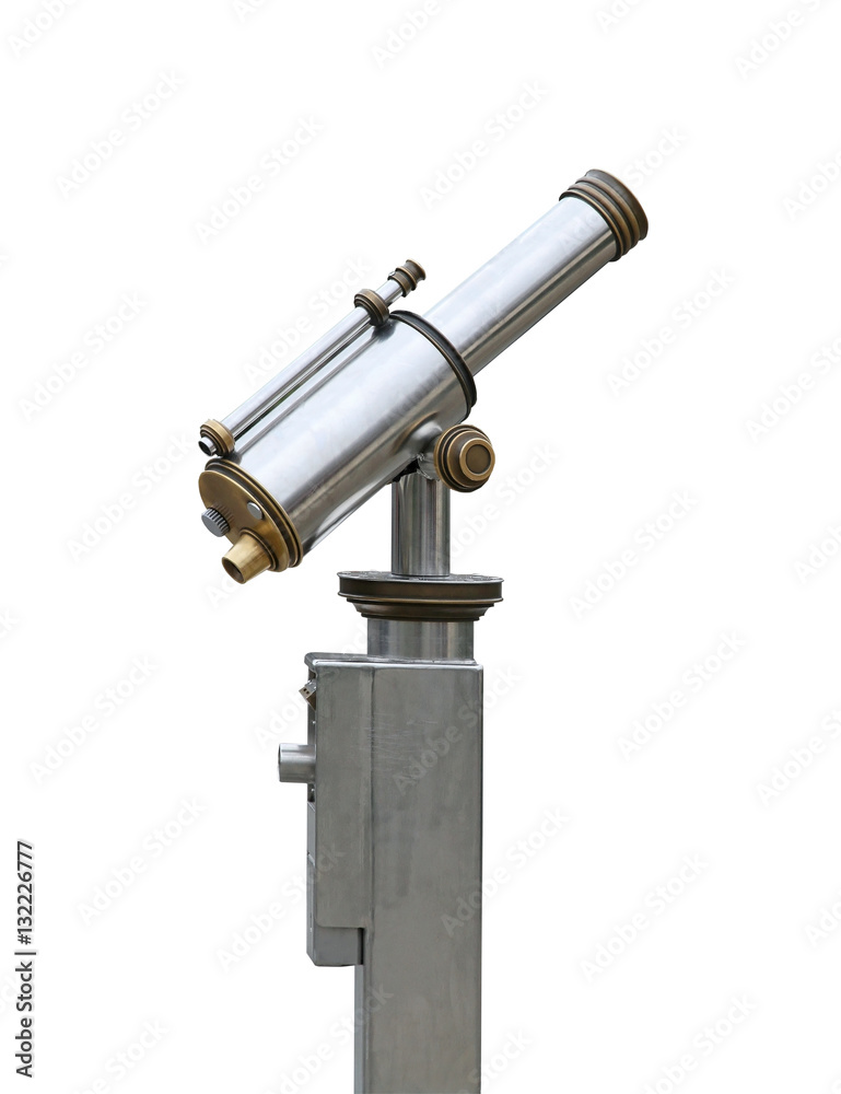 Observation binoculars isolated Observation binoculars isolated
