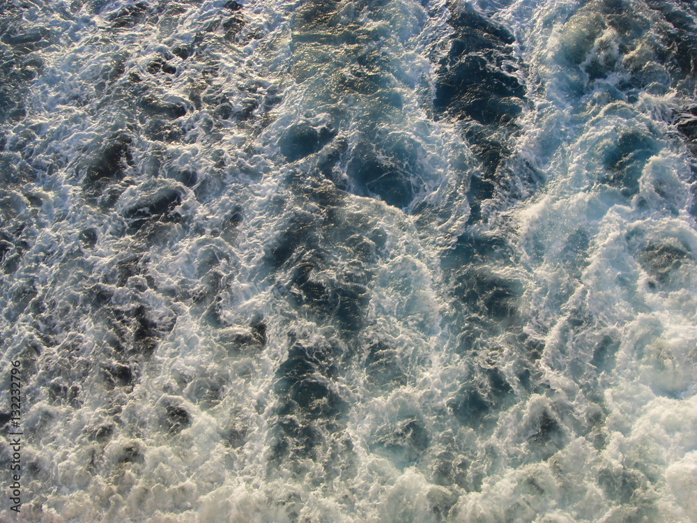 Fototapeta premium schiuma del traghetto