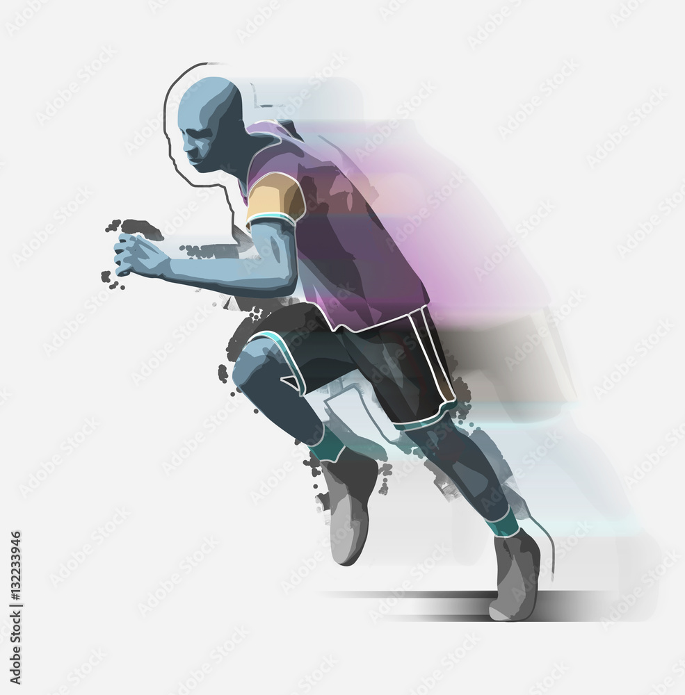 Runner, 3d rendering Runner, 3d rendering