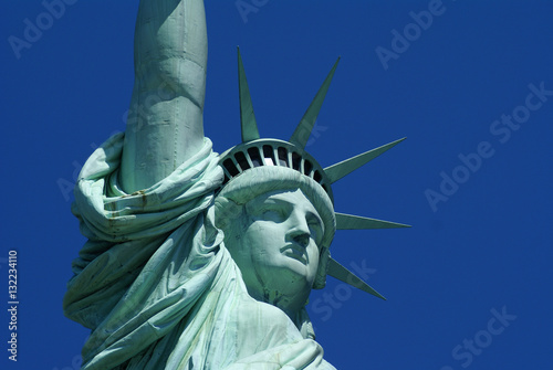 volto della statua della libertà