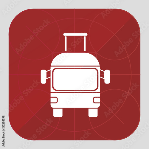 trolleybus vector icon